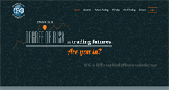 Desktop Screenshot of ifgfutures.com