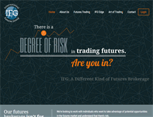 Tablet Screenshot of ifgfutures.com